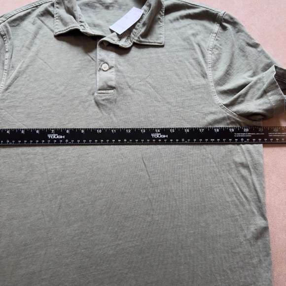 J. Crew Factory Garment-dyed polo shirt • size medium• CJ047 • Quarry Green - Picture 4 of 8